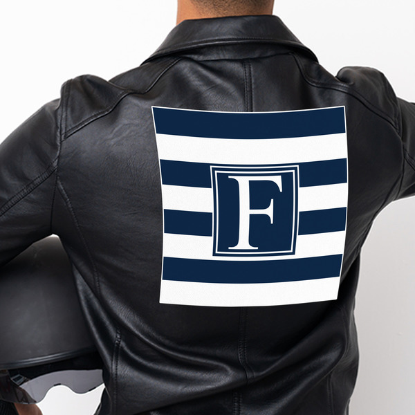 Horizontal Stripe Custom Shape Iron On Patches - XXXL - APPROVAL