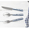 Horizontal Stripe Cutlery Set - w/ PLATE