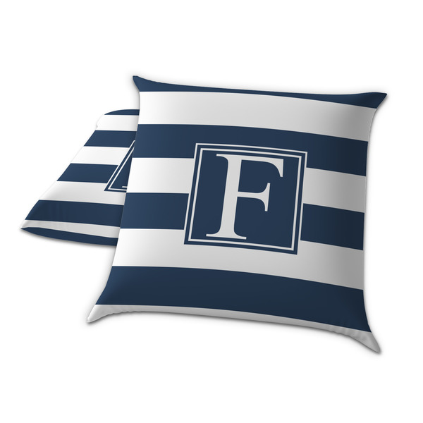 Horizontal Stripe Decorative Pillow Case - TWO