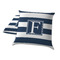 Horizontal Stripe Decorative Pillow Case - TWO