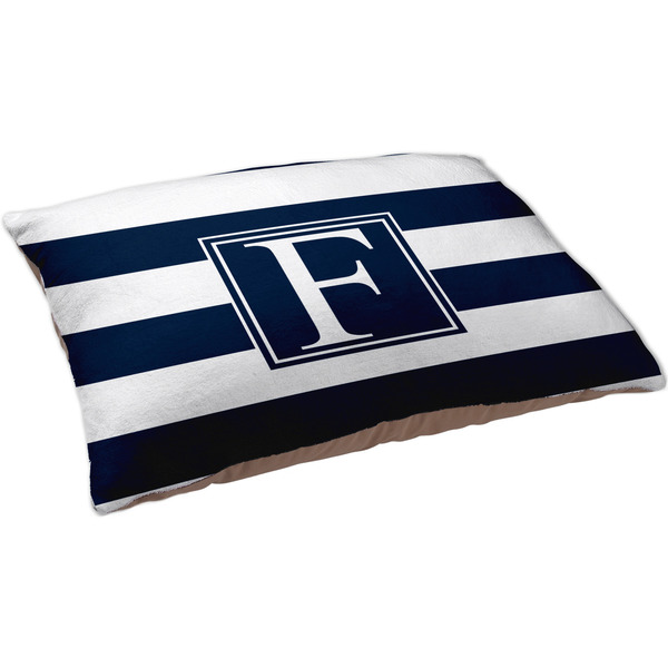 Horizontal Stripe Dog Bed - Large