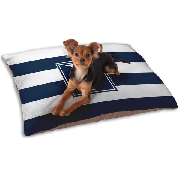 Horizontal Stripe Dog Bed - Small LIFESTYLE