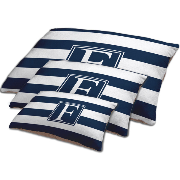 Horizontal Stripe Dog Beds - MAIN (sm, med, lrg)