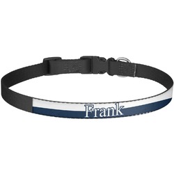 Horizontal Stripe Dog Collar - Large (Personalized)