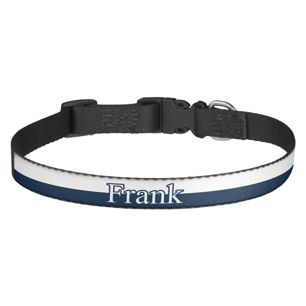 Custom Horizontal Stripe Dog Collar (Personalized)