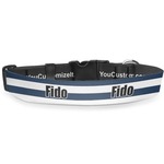 Horizontal Stripe Deluxe Dog Collar (Personalized)