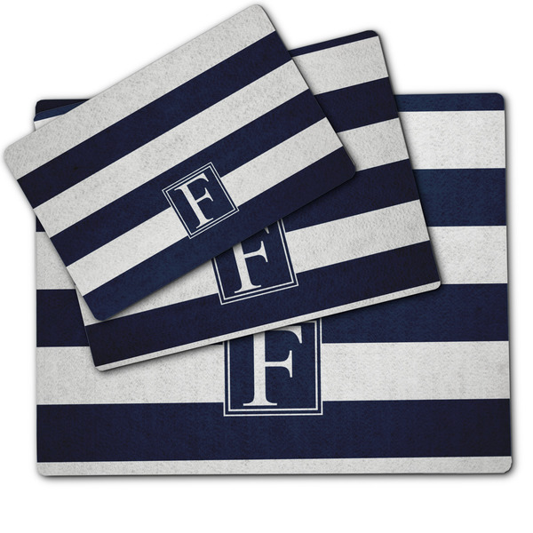 Horizontal Stripe Dog Food Mat - MAIN (sm, med, lrg)