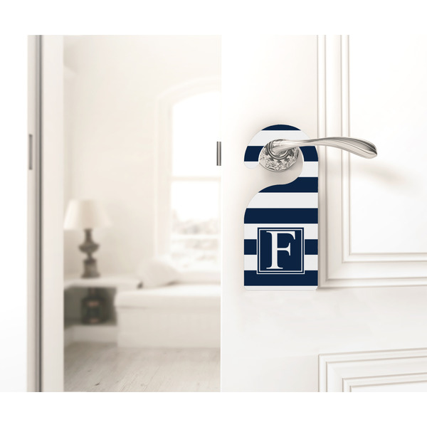Horizontal Stripe Door Hanger - LIFESTYLE