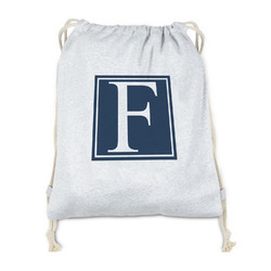 Horizontal Stripe Drawstring Backpack - Sweatshirt Fleece - Double Sided (Personalized)