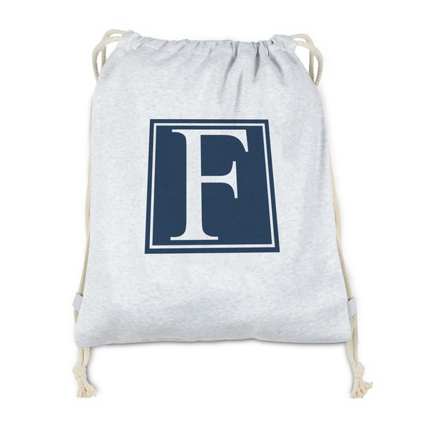 Custom Horizontal Stripe Drawstring Backpack - Sweatshirt Fleece - Double Sided (Personalized)