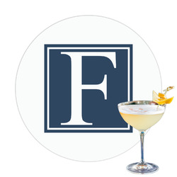 Horizontal Stripe Printed Drink Topper (Personalized)