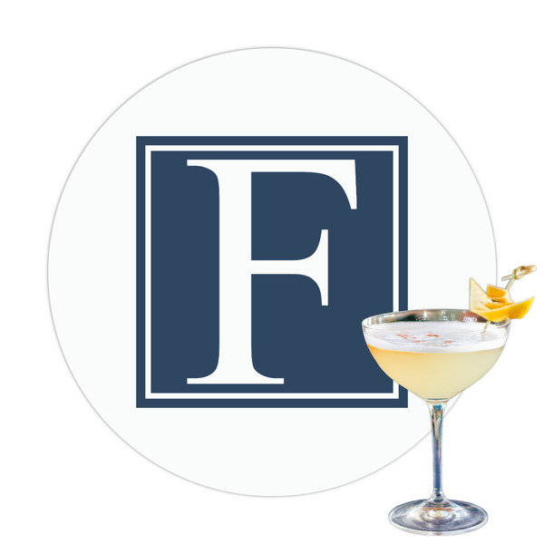 Custom Horizontal Stripe Printed Drink Topper (Personalized)