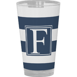 Horizontal Stripe Pint Glass - Full Color (Personalized)