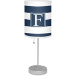 Horizontal Stripe Lamp with Drum Shade (Personalized)