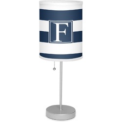 Horizontal Stripe 7" Drum Lamp with Shade Polyester (Personalized)
