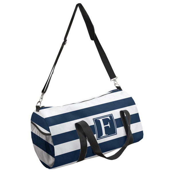 Custom Horizontal Stripe Duffel Bag - Large (Personalized)