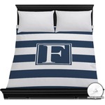 Horizontal Stripe Duvet Cover - Full / Queen (Personalized)