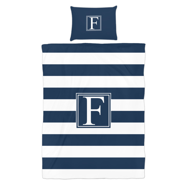 Horizontal Stripe Duvet Cover Set - Twin - Alt Approval