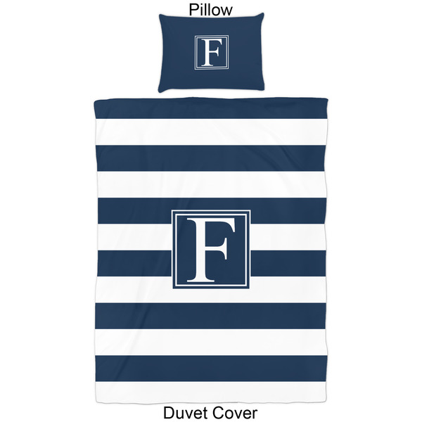 Horizontal Stripe Duvet Cover Set - Twin - Approval