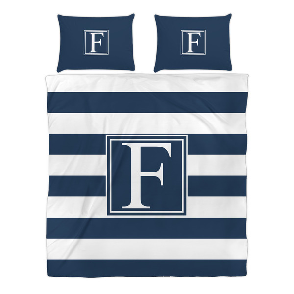 Horizontal Stripe Duvet cover Set - Queen - Alt Approval