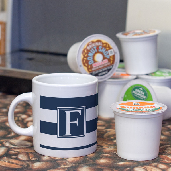 Horizontal Stripe Espresso Cup - Single Lifestyle