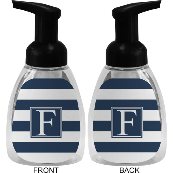 Horizontal Stripe Foam Soap Bottle (Front & Back)