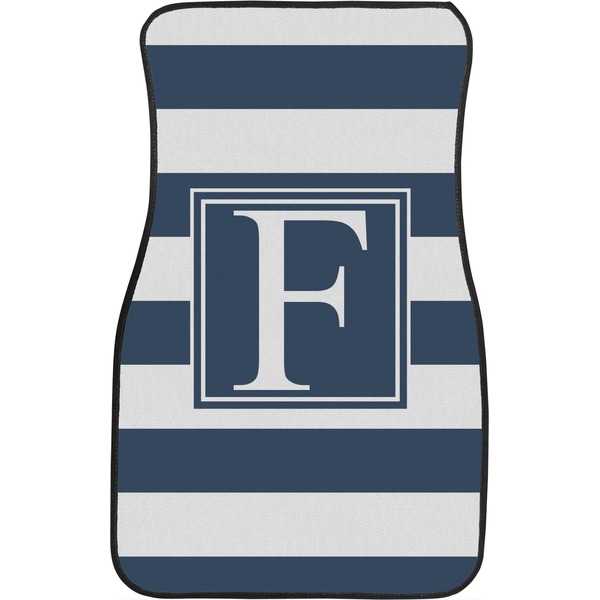 Horizontal Stripe Custom Car Floor Mats (Front Seat)
