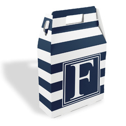 Horizontal Stripe Gable Favor Box (Personalized)