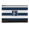 Horizontal Stripe Genuine Leather Women's Wallet - Small (Personalized)