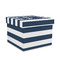 Horizontal Stripe Gift Boxes with Lid - Canvas Wrapped - Medium - Front/Main