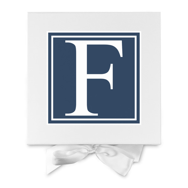 Horizontal Stripe Gift Boxes with Magnetic Lid - White - Approval