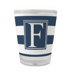 Horizontal Stripe Glass Shot Glass - 1.5 oz - Set of 4 (Personalized)