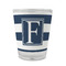 Horizontal Stripe Glass Shot Glass - 1.5 oz - Single (Personalized)