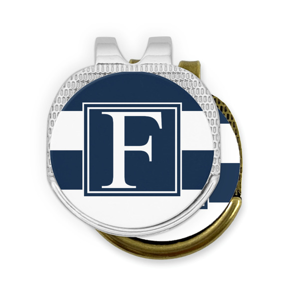 Horizontal Stripe Golf Ball Marker Hat Clip - PARENT/MAIN