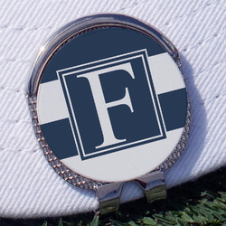 Horizontal Stripe Golf Ball Marker - Hat Clip