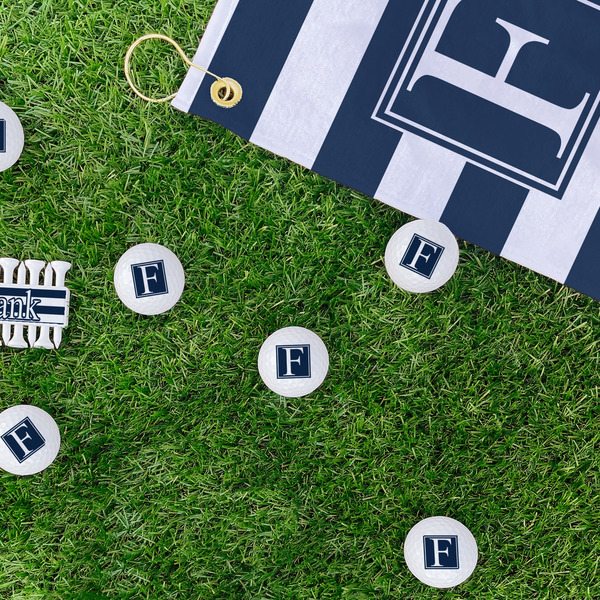 Horizontal Stripe Golf Balls - Generic - Set of 12 - LIFESTYLE