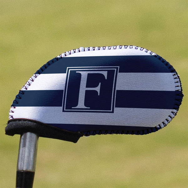 Custom Horizontal Stripe Golf Club Iron Cover (Personalized)