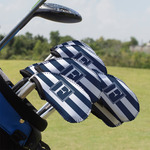 Horizontal Stripe Golf Club Iron Cover - Set of 9 (Personalized)