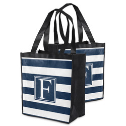 Horizontal Stripe Grocery Bag (Personalized)