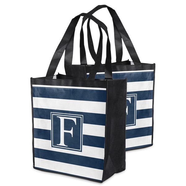 Horizontal Stripe Grocery Bag - MAIN