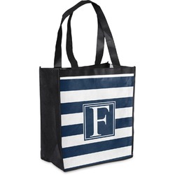 Horizontal Stripe Grocery Bag (Personalized)