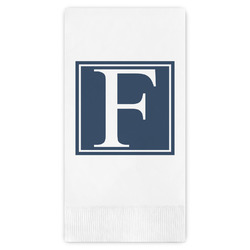 Horizontal Stripe Guest Napkins - Full Color - Embossed Edge (Personalized)