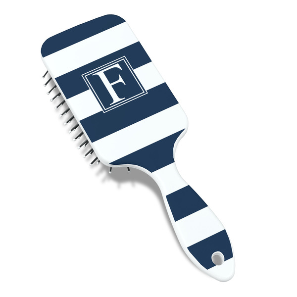 Horizontal Stripe Hair Brush - Angle View