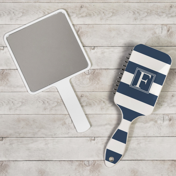 Horizontal Stripe Hair Brush - In Context