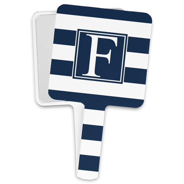 Custom Horizontal Stripe Hand Mirror (Personalized)