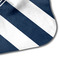 Horizontal Stripe Hooded Baby Towel- Detail Corner