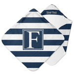 Horizontal Stripe Hooded Baby Towel (Personalized)
