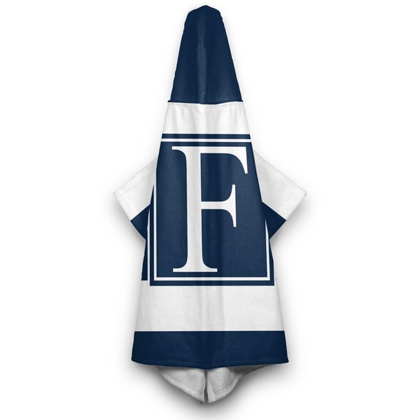 Horizontal Stripe Hooded Towel - Hanging