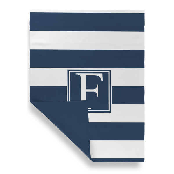 Horizontal Stripe House Flags - Double Sided - FRONT FOLDED