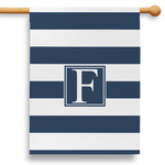 Horizontal Stripe 28" House Flag - Single Sided (Personalized)